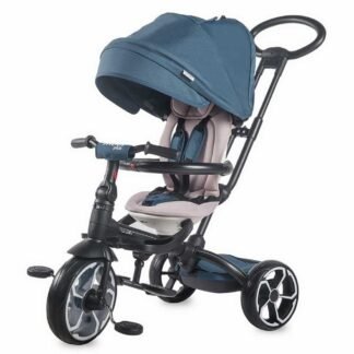Triciclo de bebé, multifuncional Coccolle MODI + Azul SMARTBABY - RO338012430